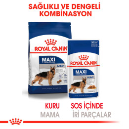 Maxi Adult Gravy Yetişkin Köpek Yaş Maması 10 x 140 g