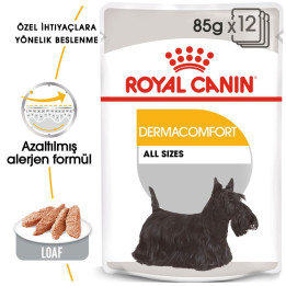 Dermacomfort Loaf Yetişkin Köpek Yaş Maması 12 x 85 g