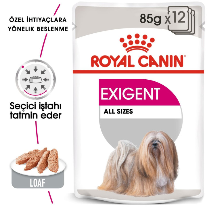 Exigent Loaf Yetişkin Köpek Yaş Maması 12 x 85 g