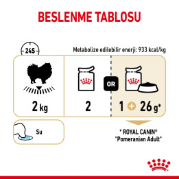 Pomeranian Adult Loaf Yetişkin Köpek Yaş Maması 12 x 85 g