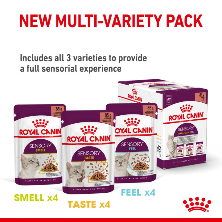 Sensory Smell Gravy Yetişkin Kedi Yaş Maması 12 x 85 g
