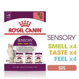 Sensory Multipack Yetişkin Kedi Yaş Maması 12 x 85 g