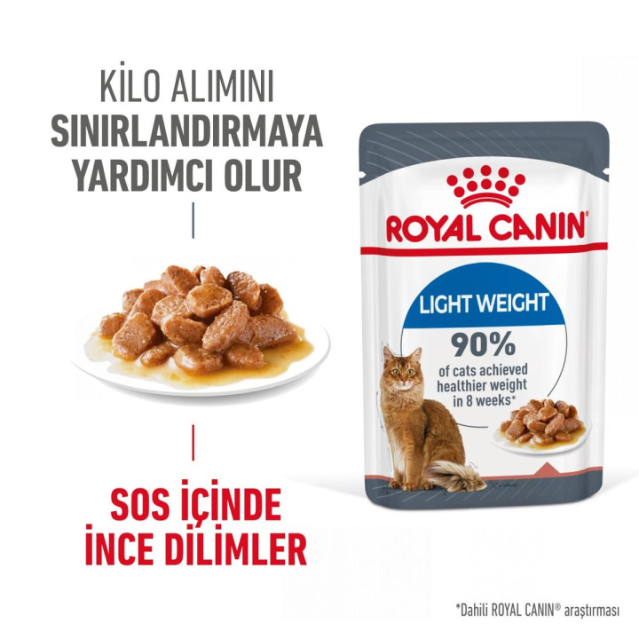 Light Weight Care Gravy Yetişkin Kedi Yaş Maması 12 x 85 g