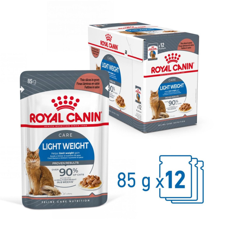 Light Weight Care Gravy Yetişkin Kedi Yaş Maması 12 x 85 g