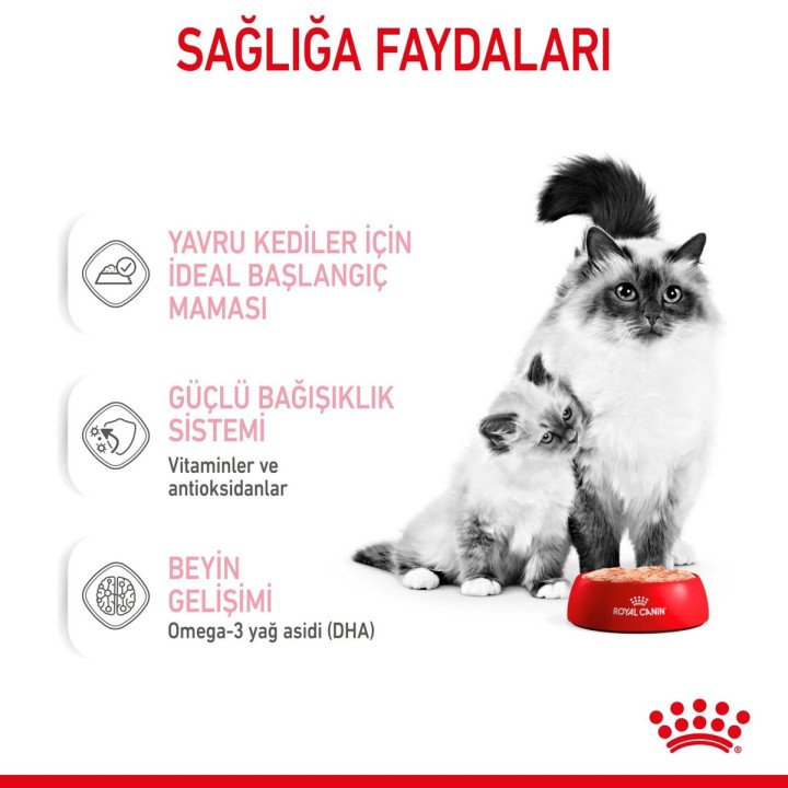 Mother And Babycat Ultra Soft Mousse Anne ve Yavru Kedi Yaş Maması 1 x 195 g