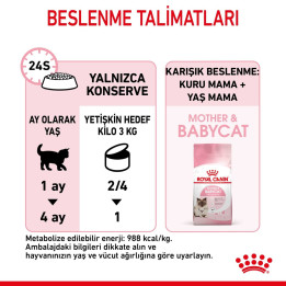 Mother And Babycat Ultra Soft Mousse Anne ve Yavru Kedi Yaş Maması 1 x 195 g