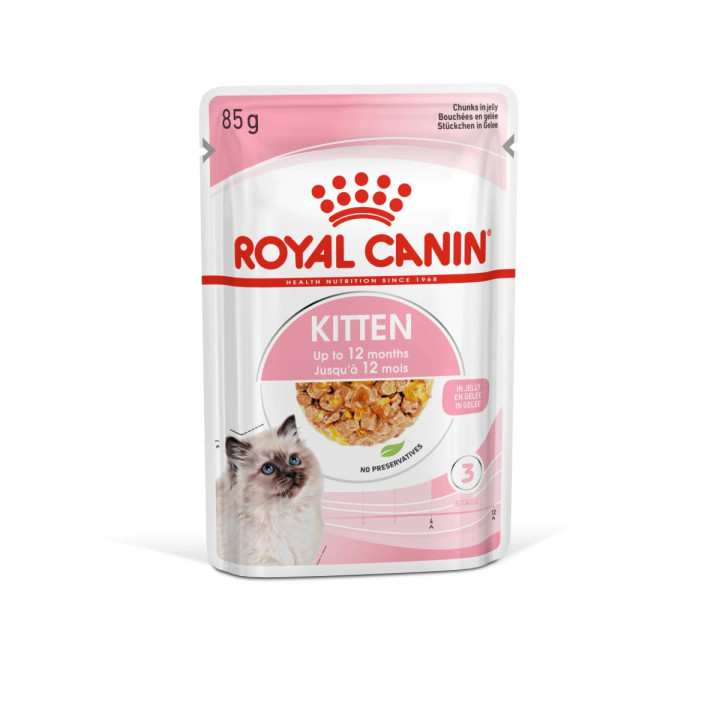 Kitten Jelly Yavru Kedi Yaş Maması 12 x 85 g