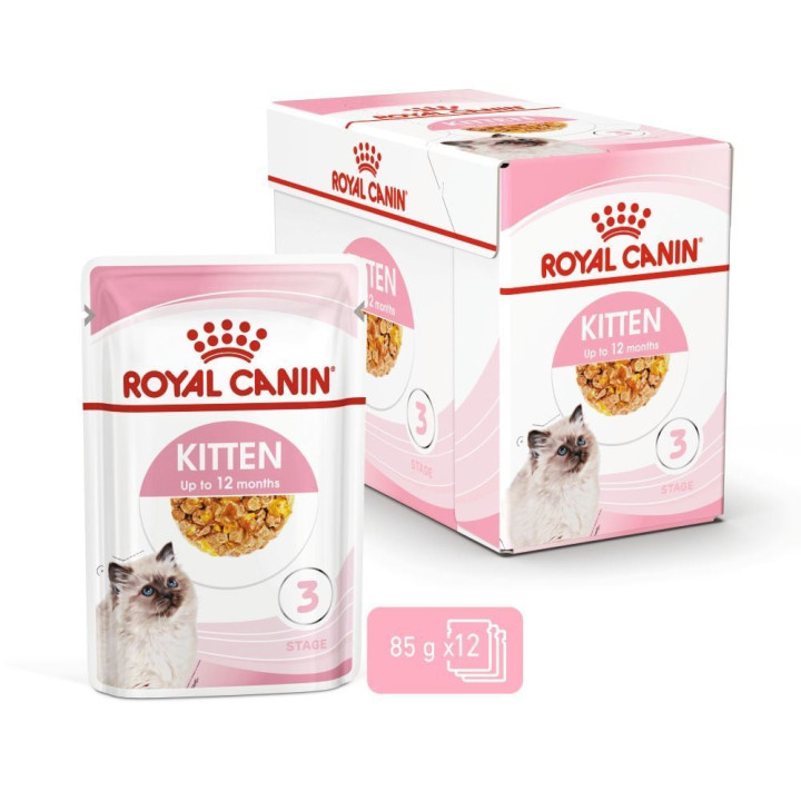 Kitten Jelly Yavru Kedi Yaş Maması 12 x 85 g