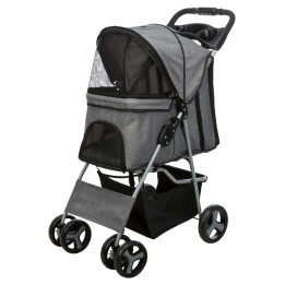 4-Wheel Stroller for Dogs Up to 15 kg