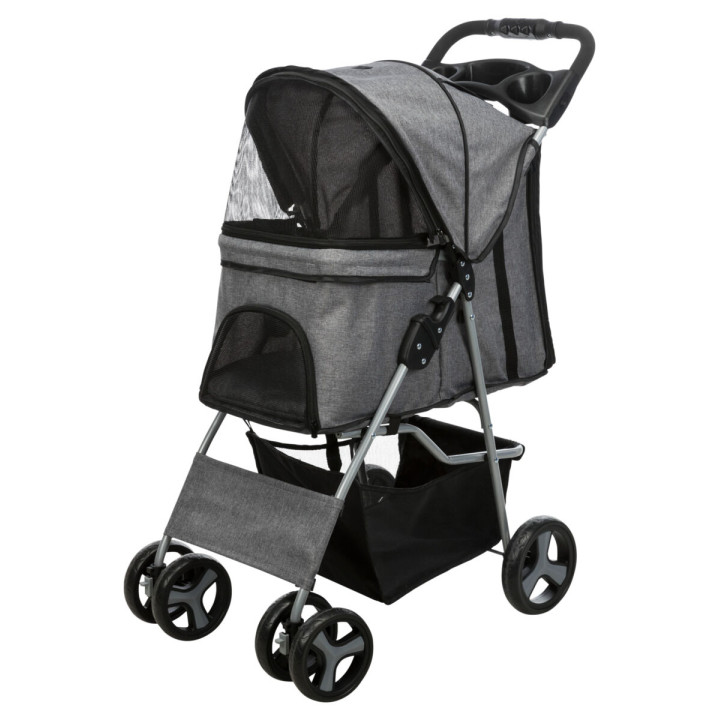 4-Wheel Stroller for Dogs Up to 15 kg