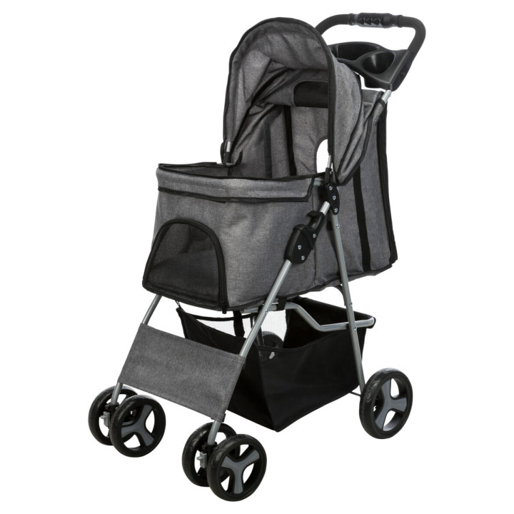 4-Wheel Stroller for Dogs Up to 15 kg
