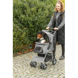 4-Wheel Stroller for Dogs Up to 15 kg