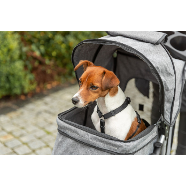 4-Wheel Stroller for Dogs Up to 15 kg