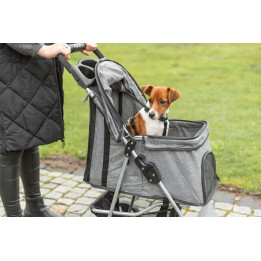 4-Wheel Stroller for Dogs Up to 15 kg